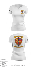 3rd Battalion 7th Marines 15959701 Women's Short Sleeve V-neck Shirt - 2