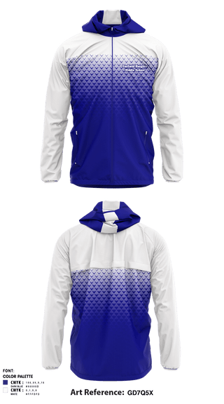 Windbreaker, Garfield Heights Middle School, Spirit Store, Teamtime, Team time, sublimation, custom sports apparel, team uniforms, spirit wear, spiritwear, sports uniforms, custom shirts, team store, custom team store, fundraiser sports, apparel fundraiser