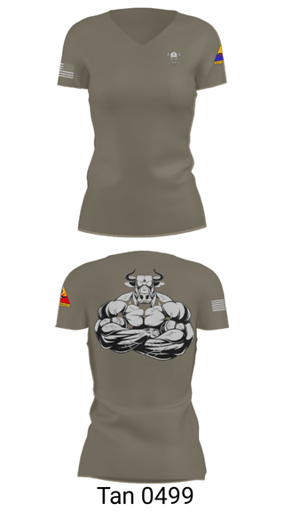 Women's Short Sleeve Vneck Shirt, , Army, Teamtime, Team time, sublimation, custom sports apparel, team uniforms, spirit wear, spiritwear, sports uniforms, custom shirts, team store, custom team store, fundraiser sports, apparel fundraiser
