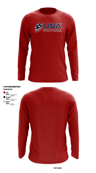 Long Sleeve Performance Shirt, Copperas Chiefs, Football, Teamtime, Team time, sublimation, custom sports apparel, team uniforms, spirit wear, spiritwear, sports uniforms, custom shirts, team store, custom team store, fundraiser sports, apparel fundraiser