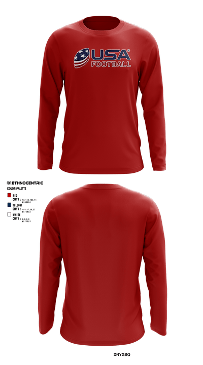Copperas Chiefs 93621258 Long Sleeve Performance Shirt - 2