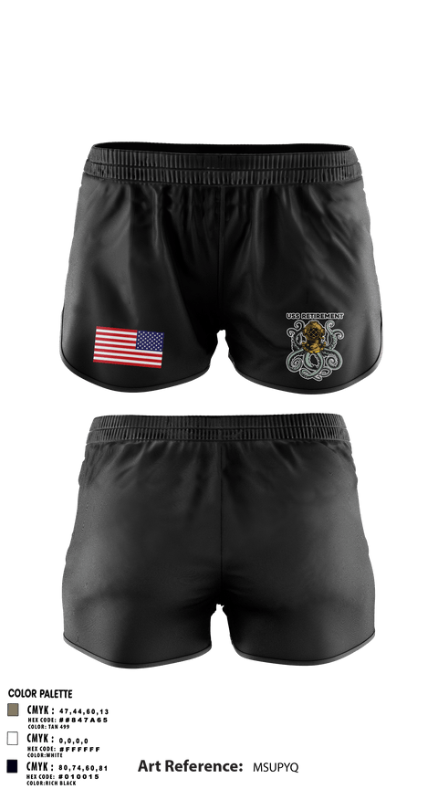 Ranger Panties, USS Retirement, Navy, Teamtime, Team time, sublimation, custom sports apparel, team uniforms, spirit wear, spiritwear, sports uniforms, custom shirts, team store, custom team store, fundraiser sports, apparel fundraiser