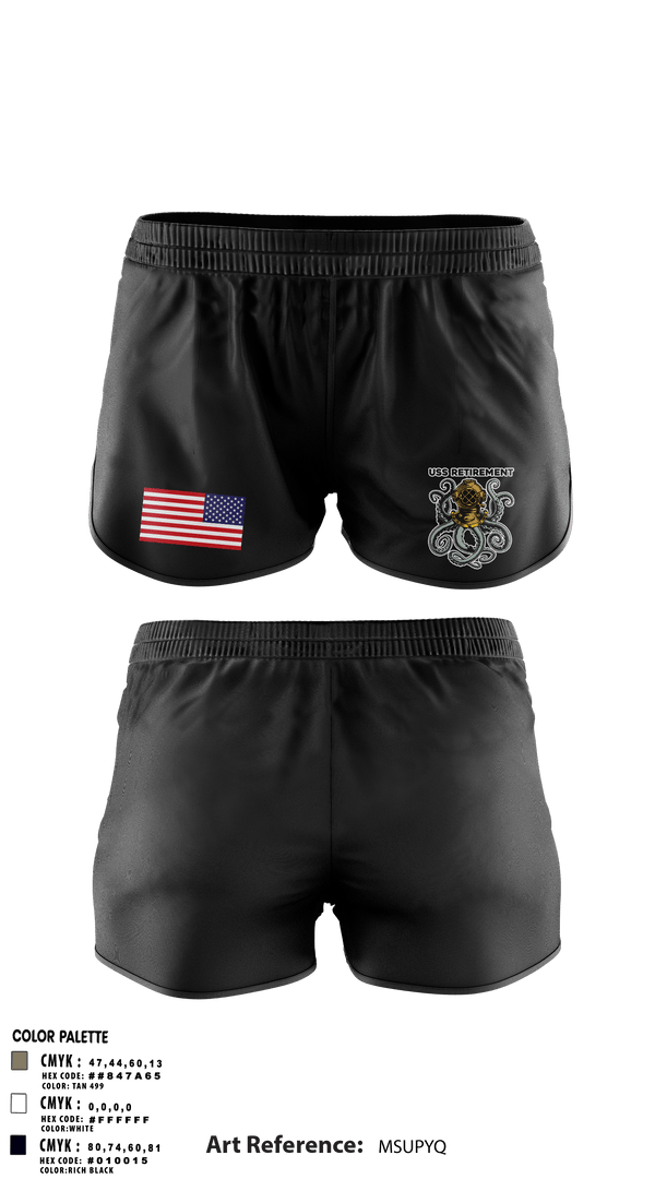Ranger Panties, USS Retirement, Navy, Teamtime, Team time, sublimation, custom sports apparel, team uniforms, spirit wear, spiritwear, sports uniforms, custom shirts, team store, custom team store, fundraiser sports, apparel fundraiser