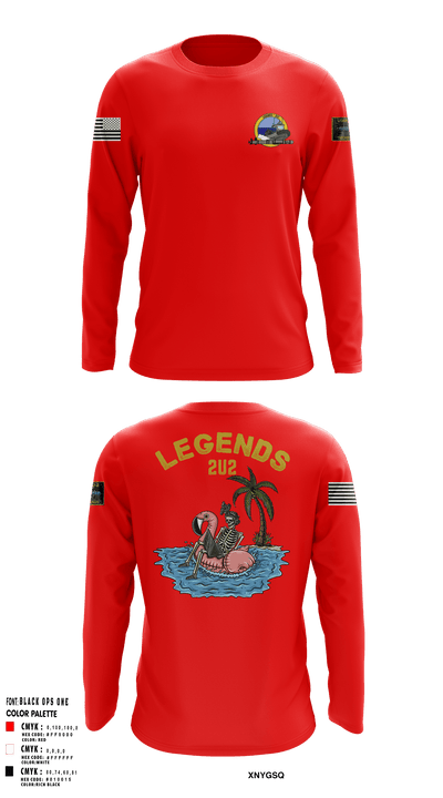 EOD MOBILE UNIT EAST COAST 86801002 Long Sleeve Performance Shirt - 2