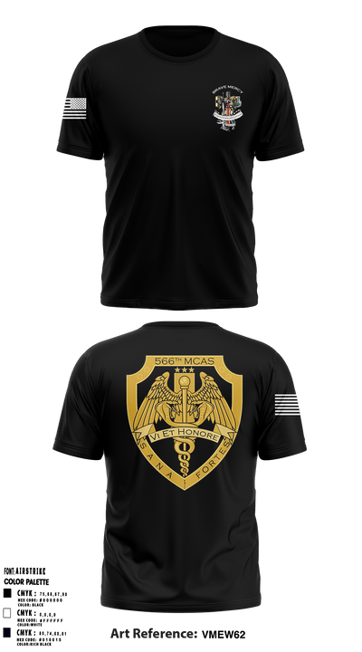 566 MCAS 1040274 Short Sleeve Performance Shirt - 61