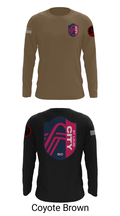 1138th Transportation Co 73397175 Long Sleeve Performance Shirt - 14