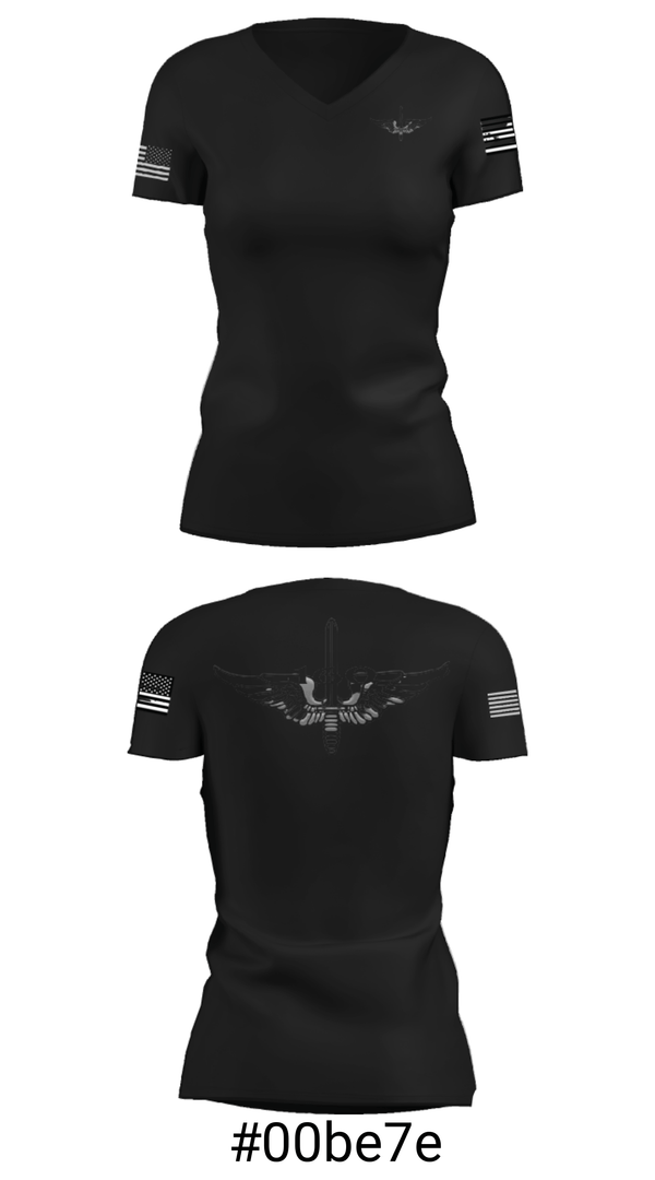 Women's Short Sleeve Vneck Shirt, , Army, Teamtime, Team time, sublimation, custom sports apparel, team uniforms, spirit wear, spiritwear, sports uniforms, custom shirts, team store, custom team store, fundraiser sports, apparel fundraiser