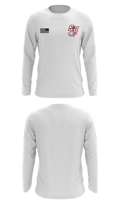 Santiam Christian School Wrestling 60304138 Long Sleeve Performance Shirt - 4