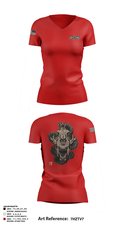 C Co, 5POB, 4POG 78907661 Women's Short Sleeve V-neck Shirt - 96