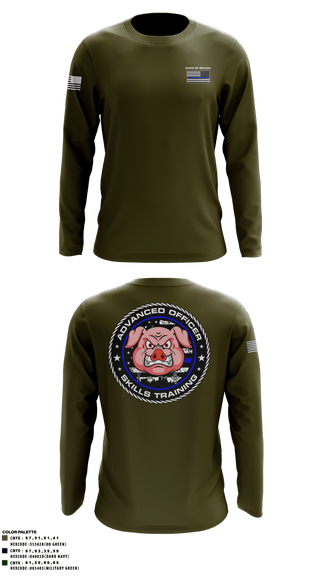 Long Sleeve Performance Shirt, , Police, Teamtime, Team time, sublimation, custom sports apparel, team uniforms, spirit wear, spiritwear, sports uniforms, custom shirts, team store, custom team store, fundraiser sports, apparel fundraiser