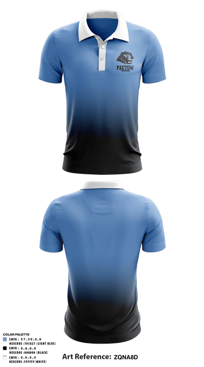 Paetow High School Tennis 24931552 Short Sleeve Performance Polo - 1