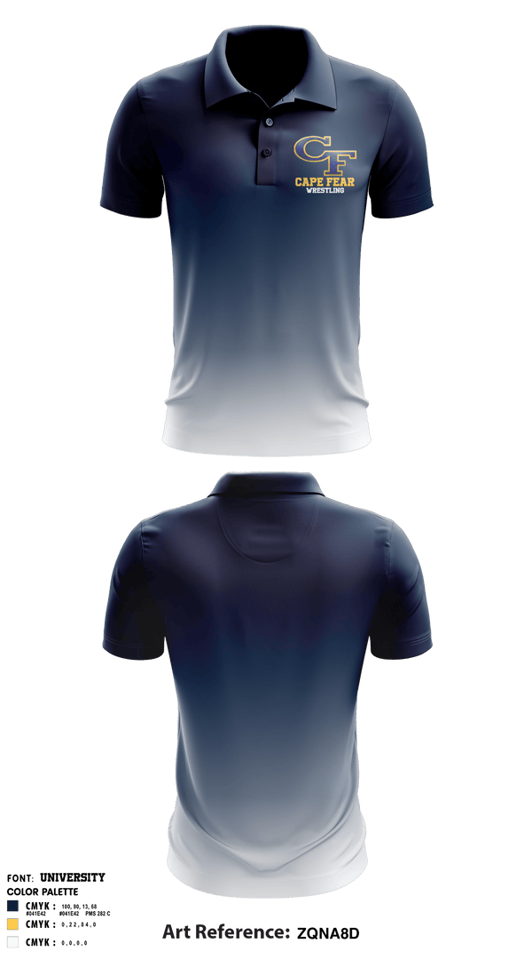 Short Sleeve Performance Polo, Cape Fear High School Wrestling, Wrestling, Teamtime, Team time, sublimation, custom sports apparel, team uniforms, spirit wear, spiritwear, sports uniforms, custom shirts, team store, custom team store, fundraiser sports, apparel fundraiser