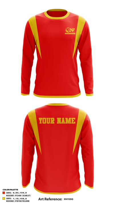 North Farmington High School Basketball 37037275 Long Sleeve Performance Shirt - 34