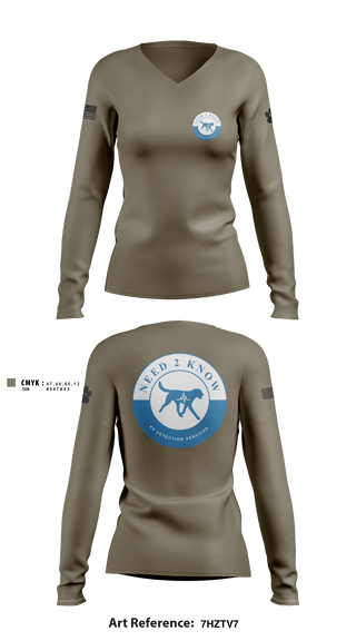 Women's Long Sleeve Vneck Shirt, , Police, Teamtime, Team time, sublimation, custom sports apparel, team uniforms, spirit wear, spiritwear, sports uniforms, custom shirts, team store, custom team store, fundraiser sports, apparel fundraiser