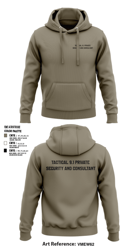 Hoodie, Tactical 9.1 Private Security and Security consultant, Police, Teamtime, Team time, sublimation, custom sports apparel, team uniforms, spirit wear, spiritwear, sports uniforms, custom shirts, team store, custom team store, fundraiser sports, apparel fundraiser