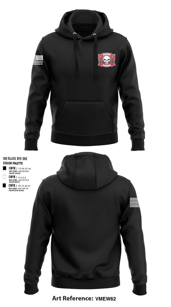 Hoodie, 1123rd Sapper Company, Army, Teamtime, Team time, sublimation, custom sports apparel, team uniforms, spirit wear, spiritwear, sports uniforms, custom shirts, team store, custom team store, fundraiser sports, apparel fundraiser