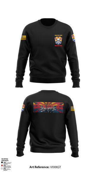 Crew Neck Sweatshirt, 3666th SMC, Army, Teamtime, Team time, sublimation, custom sports apparel, team uniforms, spirit wear, spiritwear, sports uniforms, custom shirts, team store, custom team store, fundraiser sports, apparel fundraiser