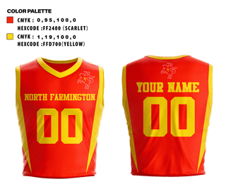 Basketball Uniform, North Farmington High School Basketball, Men's Basketball, Teamtime, Team time, sublimation, custom sports apparel, team uniforms, spirit wear, spiritwear, sports uniforms, custom shirts, team store, custom team store, fundraiser sports, apparel fundraiser