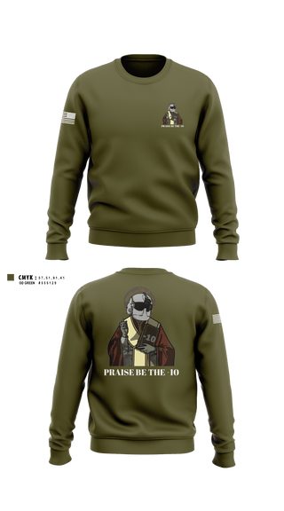 Crew Neck Sweatshirt, Cannibals, Army, Teamtime, Team time, sublimation, custom sports apparel, team uniforms, spirit wear, spiritwear, sports uniforms, custom shirts, team store, custom team store, fundraiser sports, apparel fundraiser