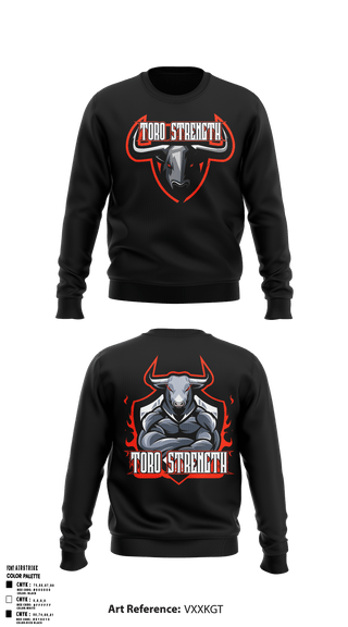 Crew Neck Sweatshirt, ToroStrengthToroStrength, , Teamtime, Team time, sublimation, custom sports apparel, team uniforms, spirit wear, spiritwear, sports uniforms, custom shirts, team store, custom team store, fundraiser sports, apparel fundraiser