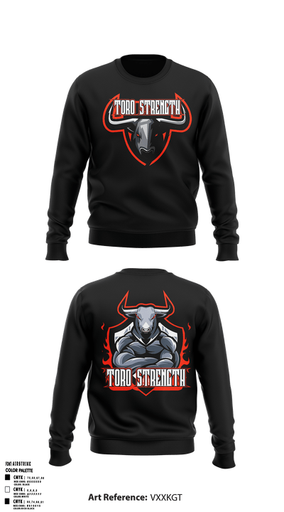 ToroStrengthToroStrength 57468212 Crew Neck Sweatshirt - 1