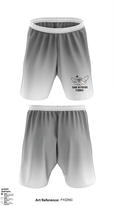 Sam Rayburn High School Tennis 5088287 Athletic Shorts With Pockets - 1