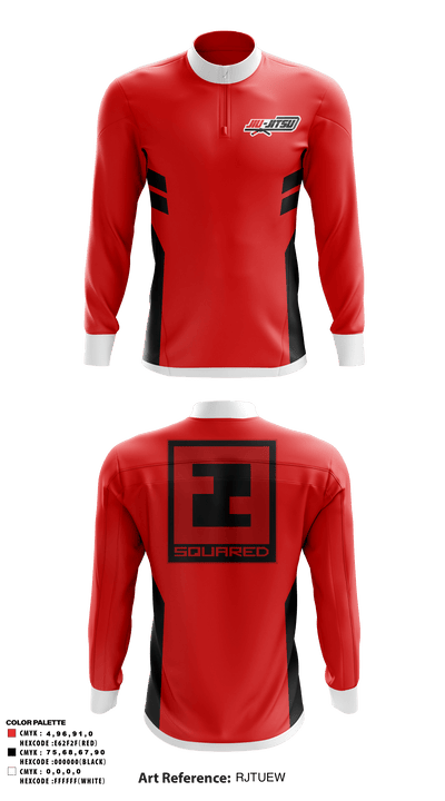 Squared 48875572 Quarter Zip Jacket - 1