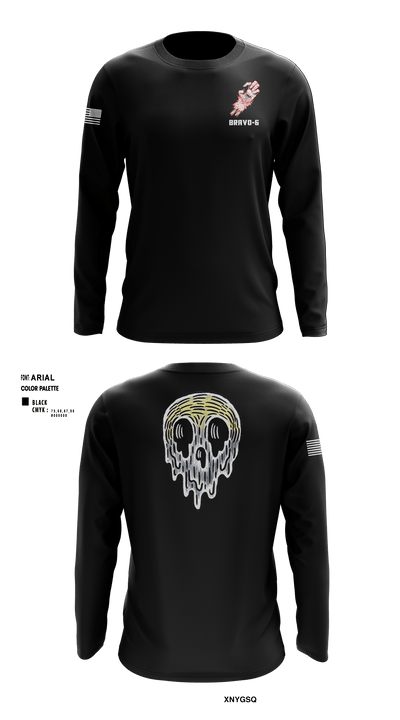 Bravo-6 74672247 Long Sleeve Performance Shirt - 1