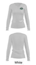 Centennial Middle School Cross Country 59518816 Women's Long Sleeve V-neck Shirt - 17