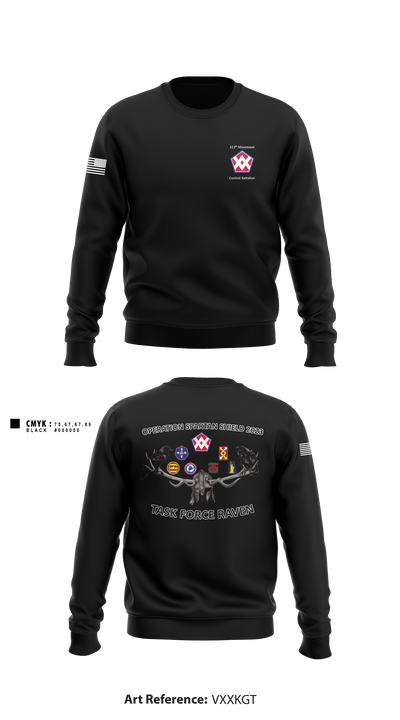 327th MCT 96493981 Crew Neck Sweatshirt - 13