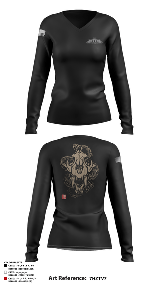 Women's Long Sleeve Vneck Shirt, , Army, Teamtime, Team time, sublimation, custom sports apparel, team uniforms, spirit wear, spiritwear, sports uniforms, custom shirts, team store, custom team store, fundraiser sports, apparel fundraiser