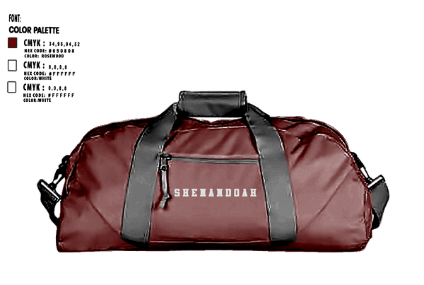 Duffle Bag, Shenandoah High School, Spirit Store, Teamtime, Team time, sublimation, custom sports apparel, team uniforms, spirit wear, spiritwear, sports uniforms, custom shirts, team store, custom team store, fundraiser sports, apparel fundraiser