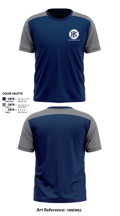 Kent Island Baseball 20036051 Short Sleeve Performance Shirt - 3