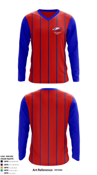 Long Sleeve Performance Shirt, John Glenn High School Soccer, Men's Soccer, Teamtime, Team time, sublimation, custom sports apparel, team uniforms, spirit wear, spiritwear, sports uniforms, custom shirts, team store, custom team store, fundraiser sports, apparel fundraiser