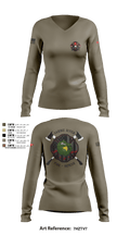 DOW 46954378 Women's Long Sleeve V-neck Shirt - 2
