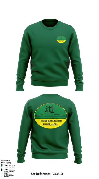 Crew Neck Sweatshirt, Susitna Karate AcademySusitna Karate Academy, , Teamtime, Team time, sublimation, custom sports apparel, team uniforms, spirit wear, spiritwear, sports uniforms, custom shirts, team store, custom team store, fundraiser sports, apparel fundraiser