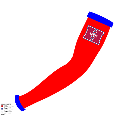 Highlands High School Football 28187796 Arm Sleeve - 1