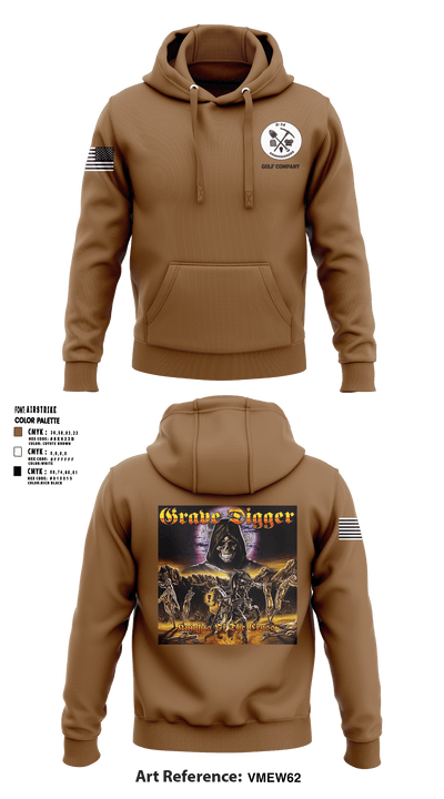 Grave digger 21039864 Hoodie - 3