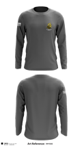 St Helens High School Wrestling 77700213 Long Sleeve Rash Guard Shirt - 2