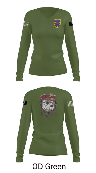 359th ICTC 57299121 Women's Long Sleeve V-neck Shirt - 40