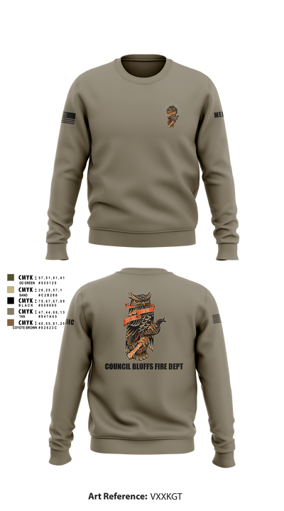 CBFD tac medics 89329509 Crew Neck Sweatshirt - 5