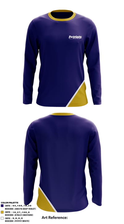 Washington Colony Middle School 55921524 Long Sleeve Performance Shirt - 2