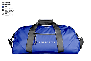 Duffle Bag, North Platte High School, Spirit Store, Teamtime, Team time, sublimation, custom sports apparel, team uniforms, spirit wear, spiritwear, sports uniforms, custom shirts, team store, custom team store, fundraiser sports, apparel fundraiser
