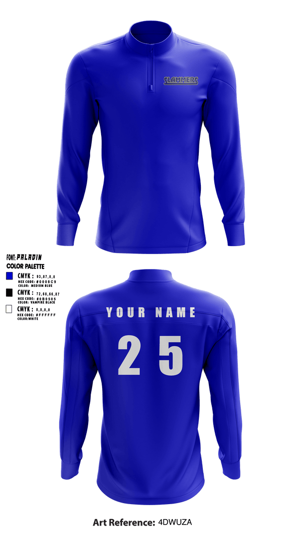 Quarter Zip Jacket, Slammers FP, Softball, Teamtime, Team time, sublimation, custom sports apparel, team uniforms, spirit wear, spiritwear, sports uniforms, custom shirts, team store, custom team store, fundraiser sports, apparel fundraiser
