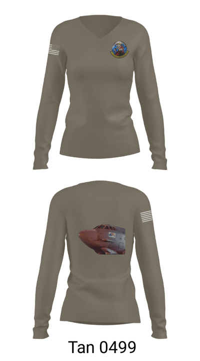 5th AMXS 66164190 Women's Long Sleeve V-neck Shirt - 41