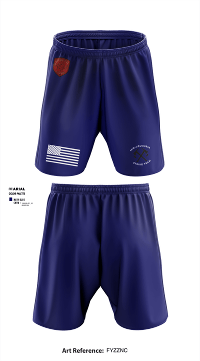 Mid-Columbia Strike Team 42848271 Athletic Shorts With Pockets - 1