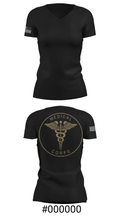 509 medical group 29624901 Women's Short Sleeve V-neck Shirt - 19