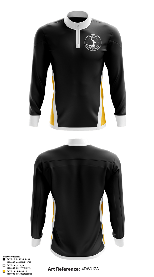 Quarter Zip Jacket, Howard County Youth Basketball, Men's Basketball, Teamtime, Team time, sublimation, custom sports apparel, team uniforms, spirit wear, spiritwear, sports uniforms, custom shirts, team store, custom team store, fundraiser sports, apparel fundraiser