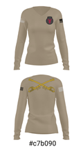 1-145th Armor 33702857 Women's Long Sleeve V-neck Shirt - 37