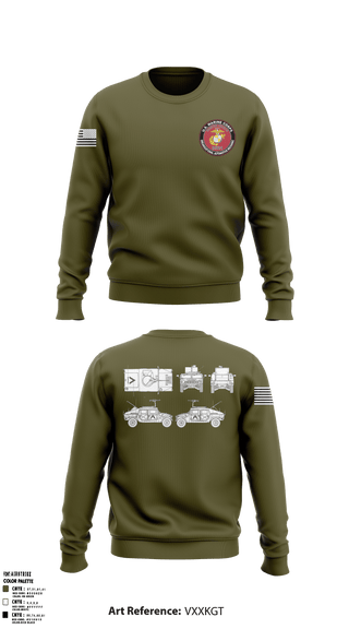 Crew Neck Sweatshirt, , Marines, Teamtime, Team time, sublimation, custom sports apparel, team uniforms, spirit wear, spiritwear, sports uniforms, custom shirts, team store, custom team store, fundraiser sports, apparel fundraiser